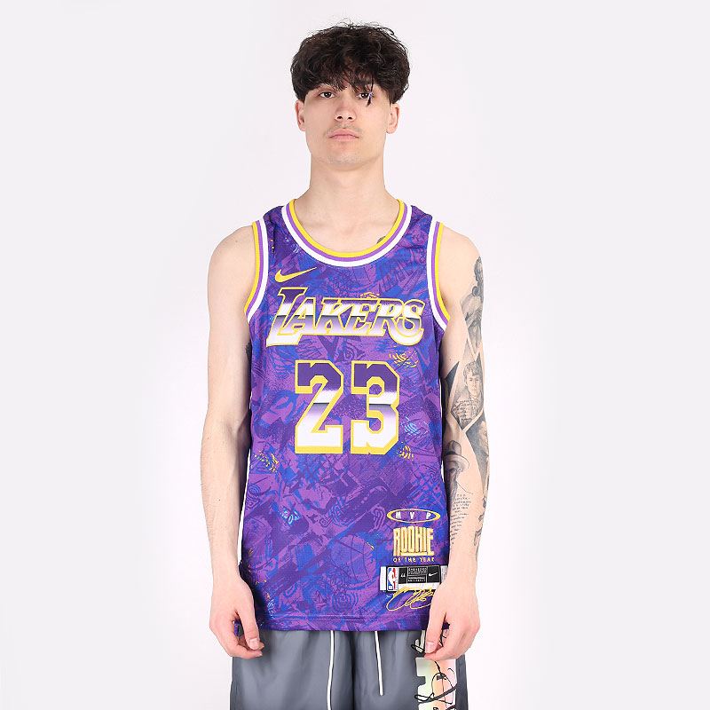мужская фиолетовая майка Nike NBA Jersey Select Series LeBron James DA6951-504 - цена, описание, фото 3